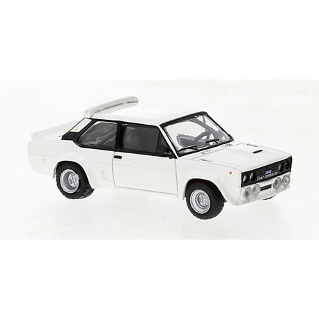 Fiat 131 Abarth, branco.