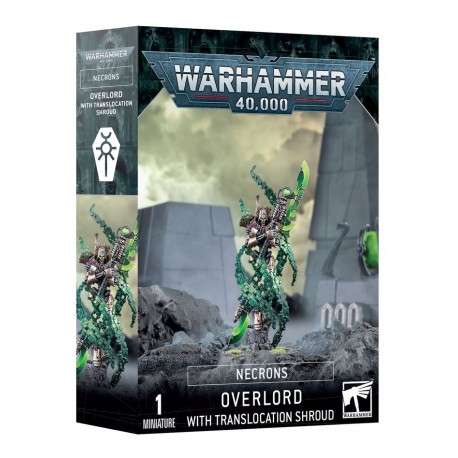 Necrons. Señor Supremo con mortaja de translocación.