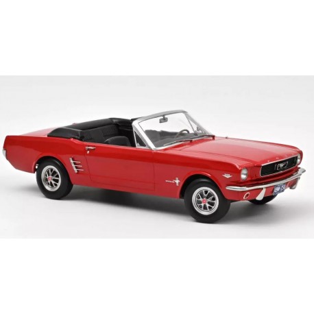 Ford Mustang Convertible 1966 Signal Flare Red.