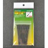 Set of disposable brushes (x10). Flat tip.