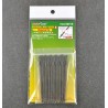 Set of disposable brushes (x10). Diagonal tip.