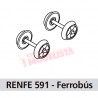 Wheels without gear for RENFE 591.