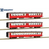 Set of three Schindler coaches, CP. Era IV.