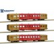 Set of three Schindler coaches ("Vinho do Porto"). Era V.