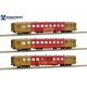 Set of three Schindler coaches ("Vinho do Porto"). Era V.