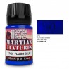 Textured paint martian, fluor blue.