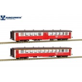 Set of two Schindler coaches ("MiraDouro"). Era VI.