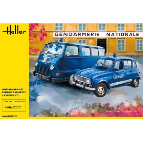 Set Renault Gendarmeria francesa.