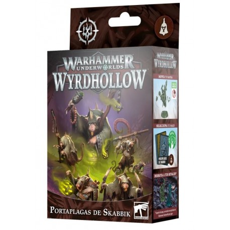 Warhammer Underworlds: Wyrdhollow - Portaplagas de Skabbik.