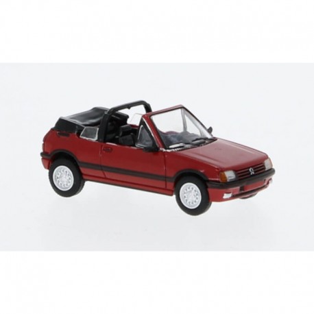 Peugeot 205 Cabriolet, red.