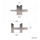 Mini tornillo de precisión.