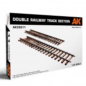 Double railway track section.