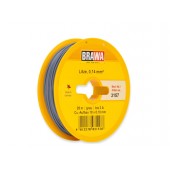 Cable de 1 mm (0,14mm²) . Gris. 25 metros.