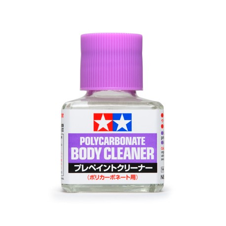 Polycarbonate body cleaner.