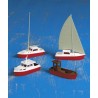 Assorted boats. KIBRI 39160