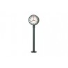 Platform clock lit on post. VIESSMANN 5080