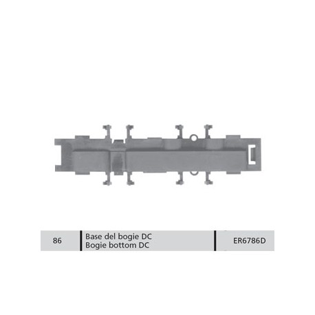 Base del bogie DC para 8634.