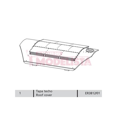 Roof cover for RENFE class 10359.