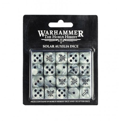 The Horus Heresy. Solar Auxillia Dice Set.