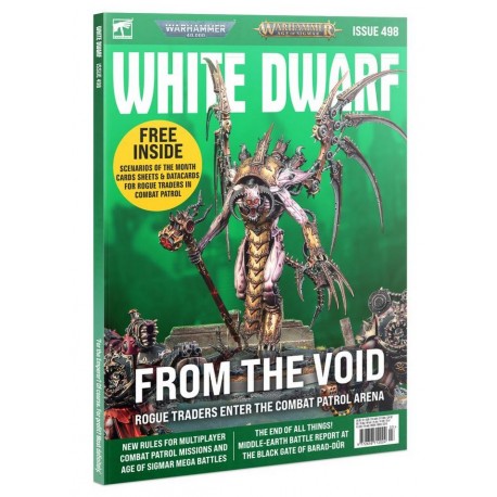 Issue 498 of the magazine White Dwarf. March 2024.