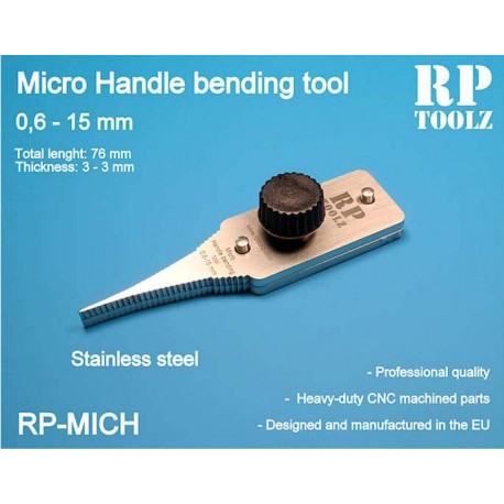 Micro handle bending tool.