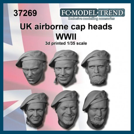 UK airborne cap heads.