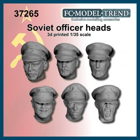 Soviet officer heads.