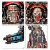 Legions Imperialis: Warmaster Heavy Battle Titan con destructores de plasma.