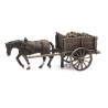 Flatbed wagon with load. ARTITEC 387.287. Ready made