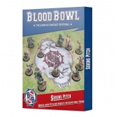 Campo de Blood Bowl Siete: Campo impreso a doble cara y banquillos para Blood Bowl Siete.