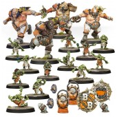 Equipo de Ogros de Blood Bowl: Fire Mountain Gut Busters.