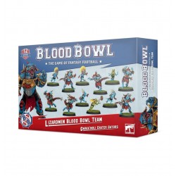 Equipo Hombres Lagarto de Blood Bowl: Gators del cráter Gwaka'moli.