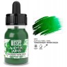 Acrylic ink transparent warm green, 30 ml.