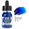 Tinta acrílica transparente azul, 30 ml.