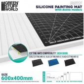 Silicone Painting Mat with Edges.