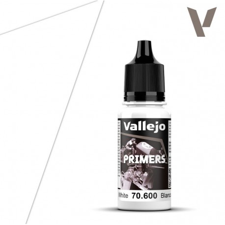 Surface acrylic-poliurethan, white. 17 ml. VALLEJO 70600