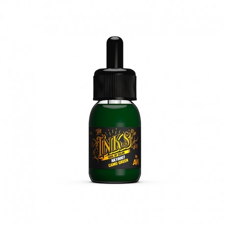 Camo green ink, 30 ml.