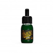 Tinta verde camuflaje, 30 ml.