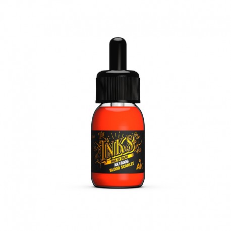 Tinta sangre escarlata, 30 ml.