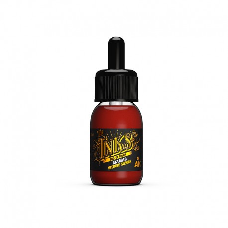 Intense sienna ink, 30 ml.