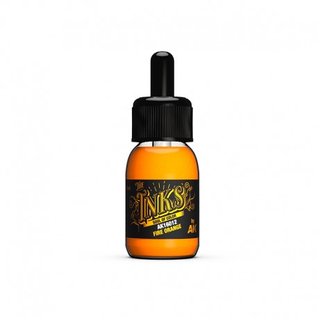 Tinta naranja fuego, 30 ml.