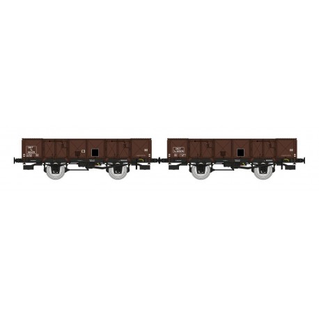 Ex-PLM 4 brown wooden doors wagon 540.