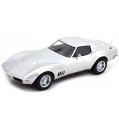 Chevrolet Corvette Coupe 1969. Plata.