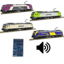 Decoder de sonido para locomotoras Euro6000 de Sudexpress.