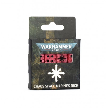 Chaos Space Marines Dice Set.