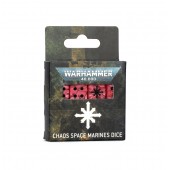 Chaos Space Marines Dice Set.