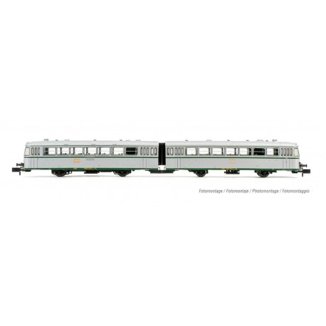 Railcar RENFE ALn 668 1900 series. “Original FS livery”. Sound.