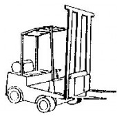 Forklift. PERIOD MINIATURES