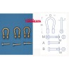 Shackles 7,6 mm (x 4). RB 103-74A