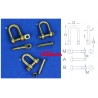 Shackles 10,5 mm (x 4). RB 077-107